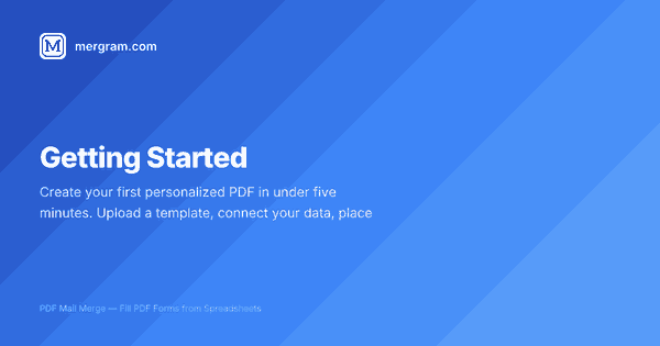 Getting Started — Mergram